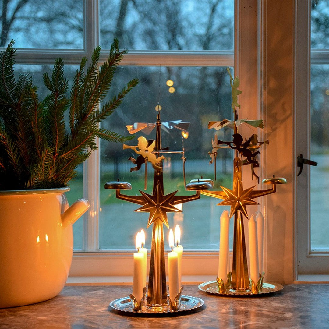 Weihnachtspyramide Silber