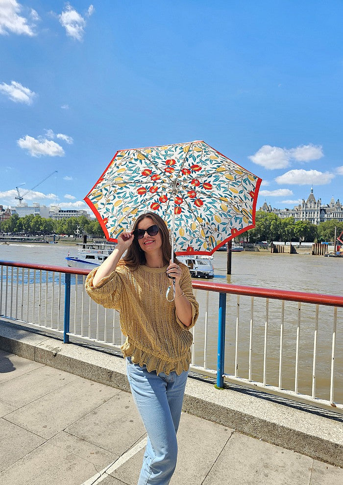 Paraply William Morris Madder fruit