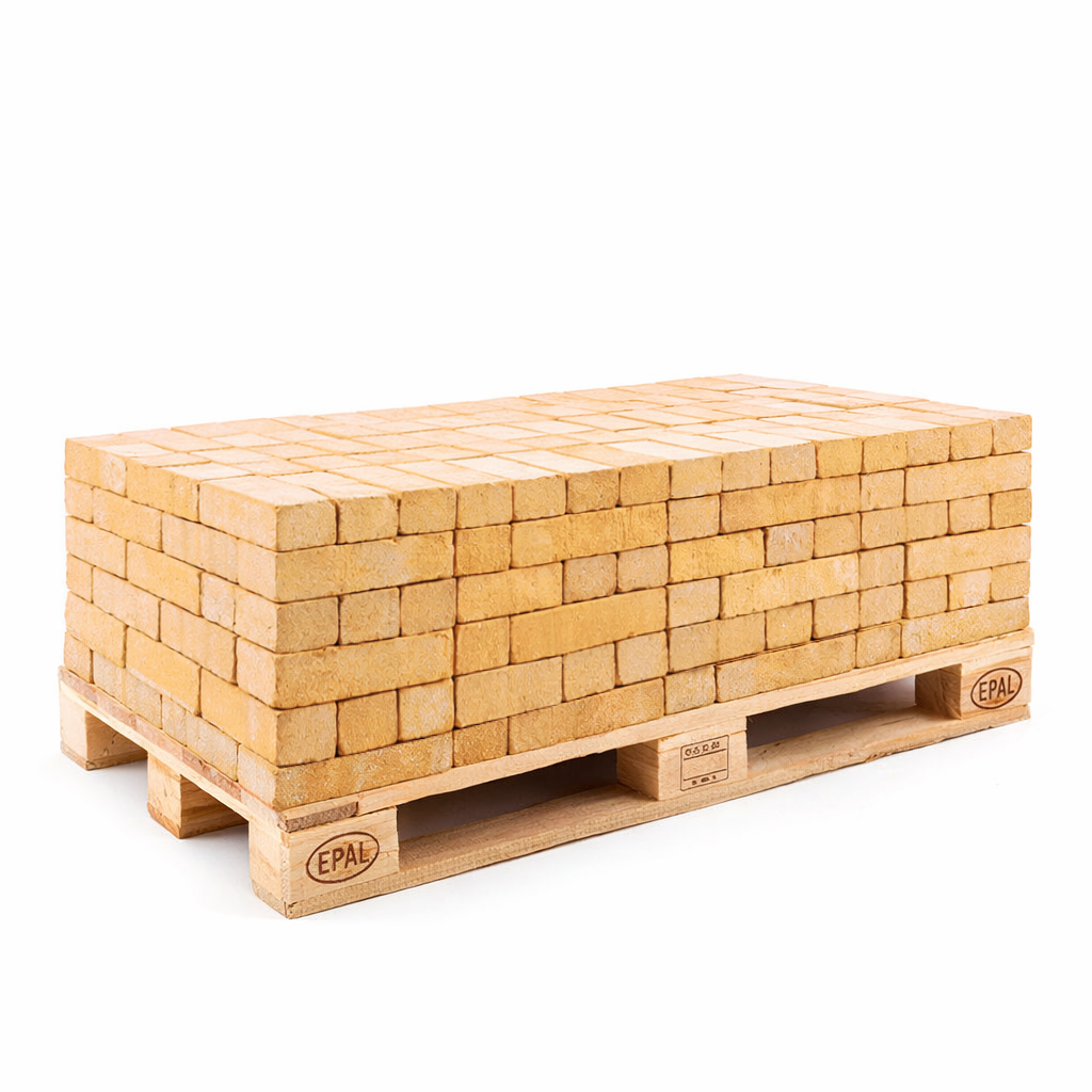 Tegelsten handslagen peach hel pall