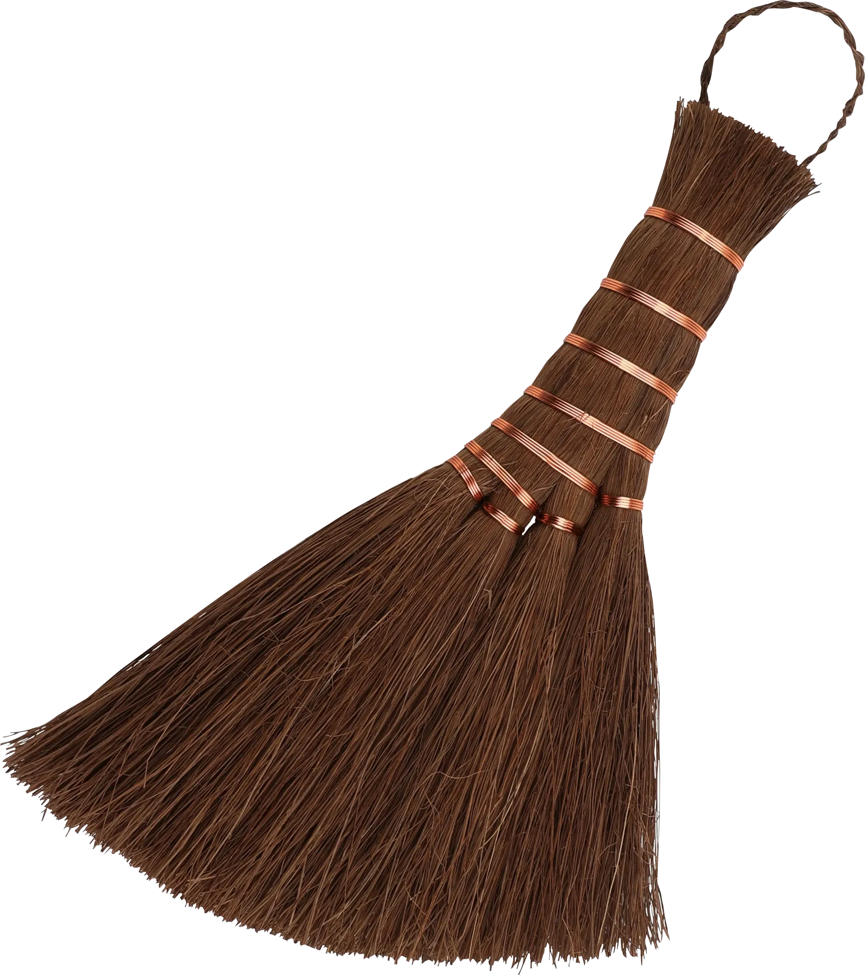 Handborste i naturfiber och koppar