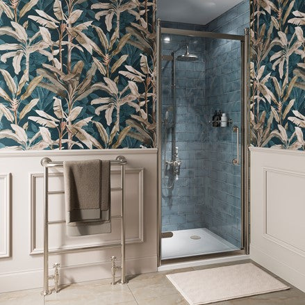 Duschdörr Burlington Classique Shower borstad nickel