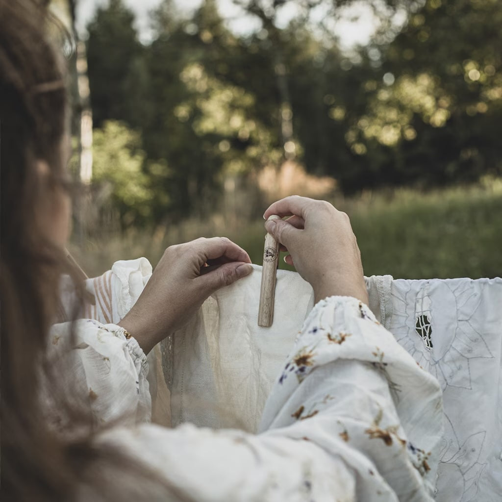 Altmodische Wäscheklammern aus holz 10er-Pack