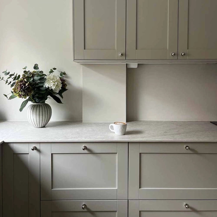 Knopp Solliden förnicklad