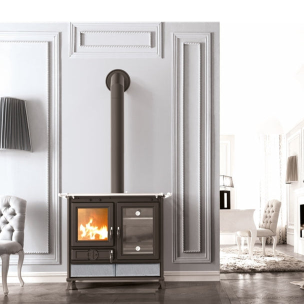 Vedspis fristående Thermorossi Margherita täljsten