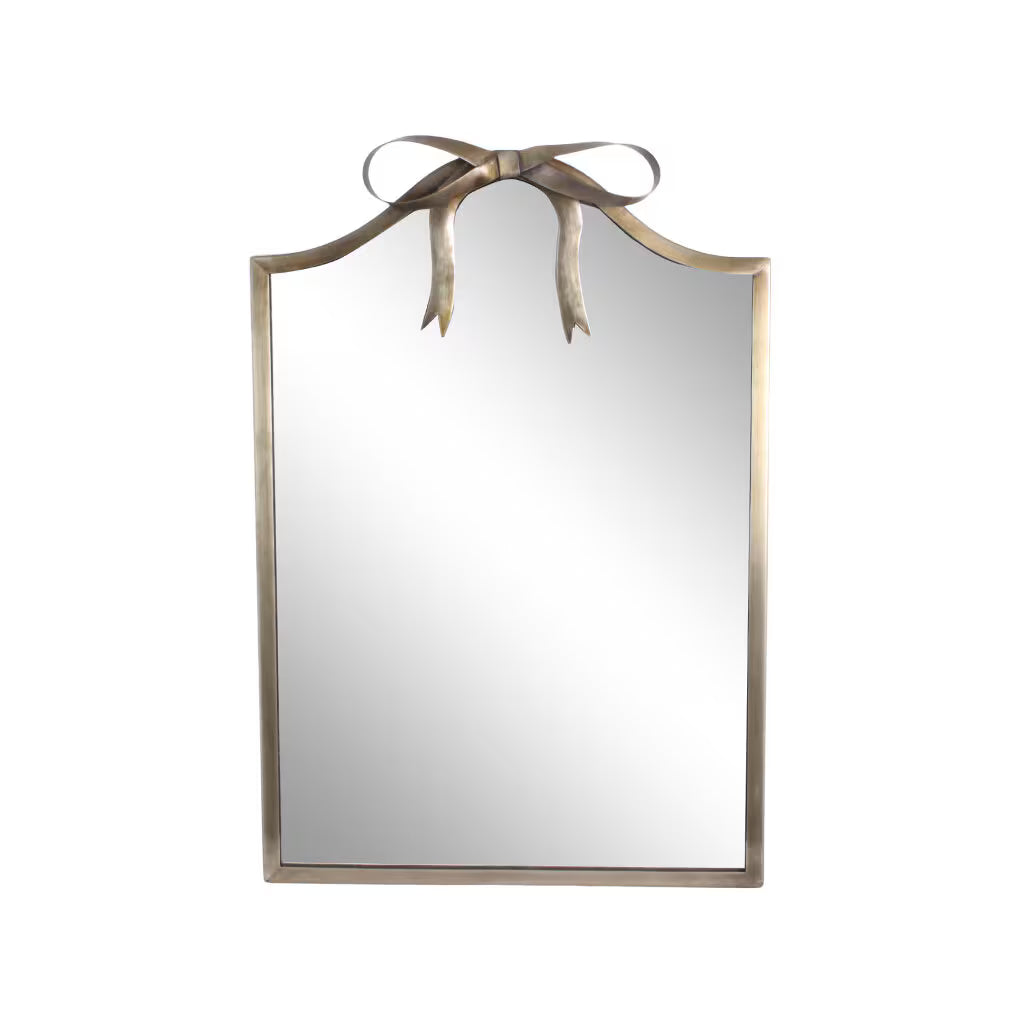 Spiegelrosette Antik Messing