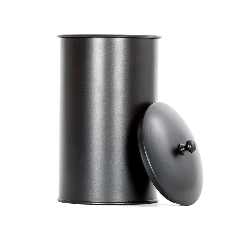 Behälter für Anzündwürfel mit Deckel – schwarz