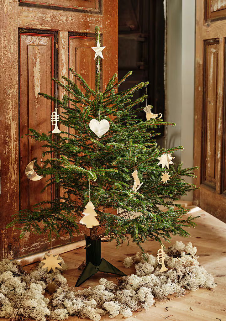 Christbaumanhänger aus Messing 8er-Pack