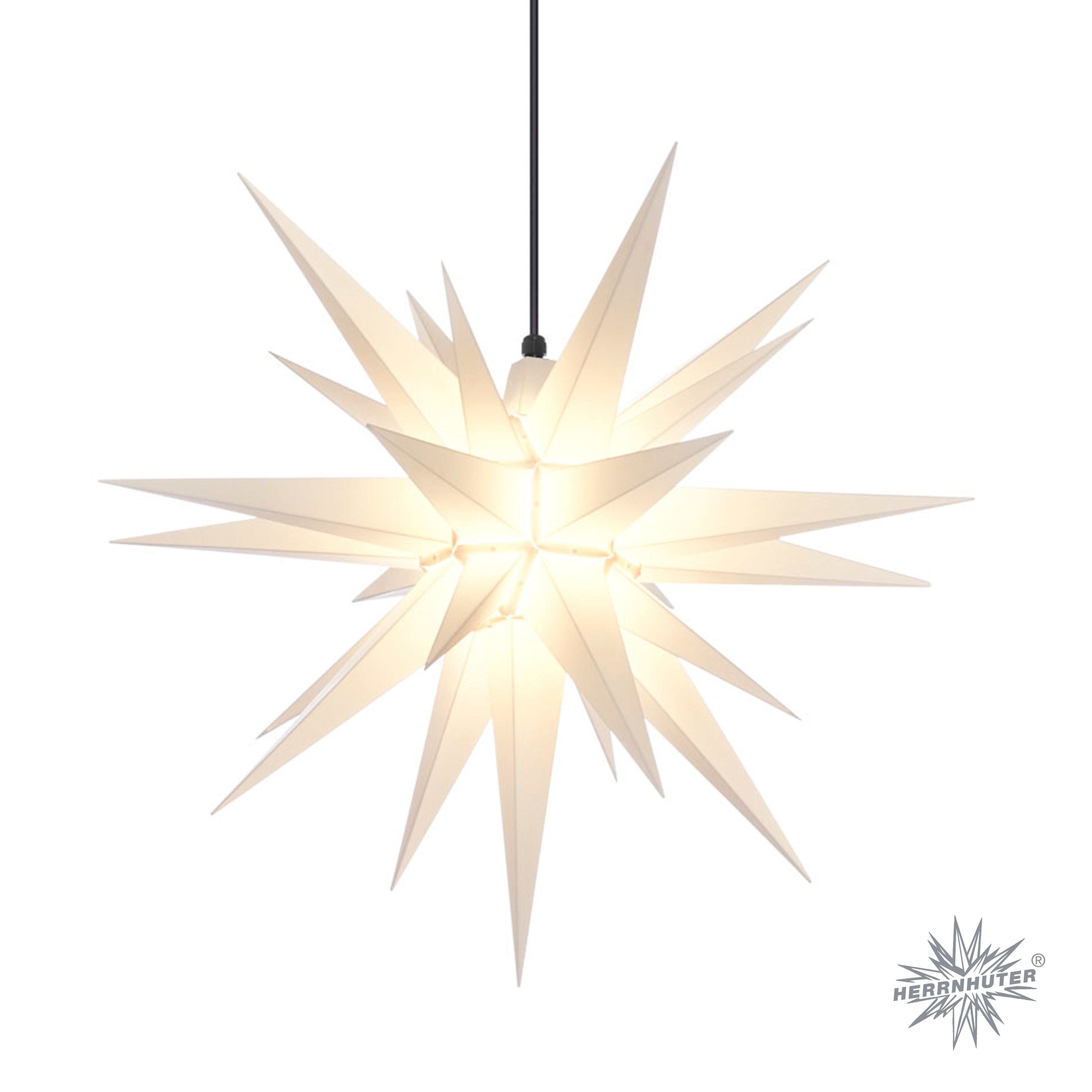 Adventsstjärna utomhus vit 68 cm