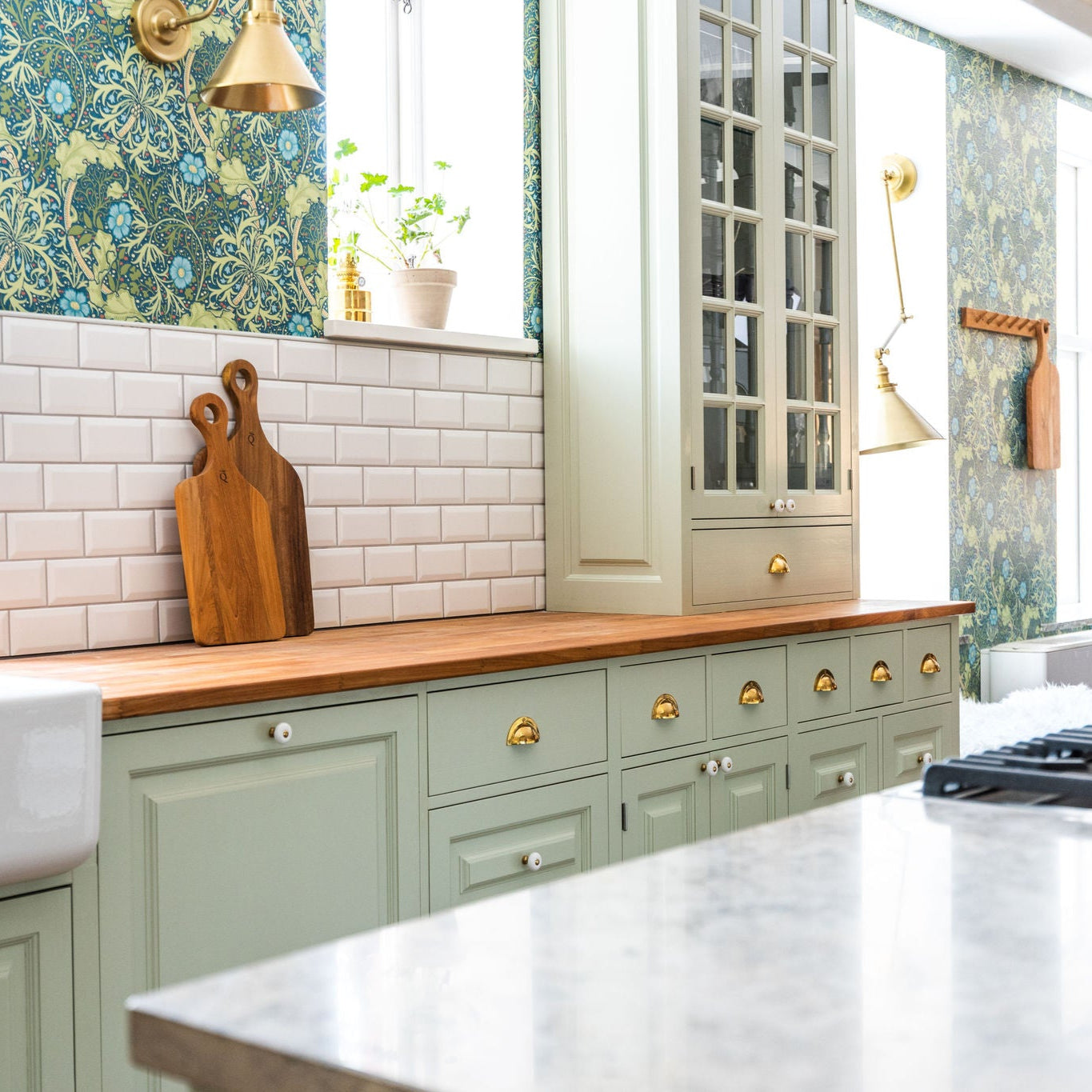 Skärbräda teak stor