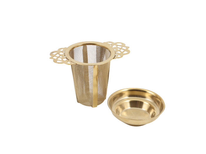 Tesil Nätmönster Guld