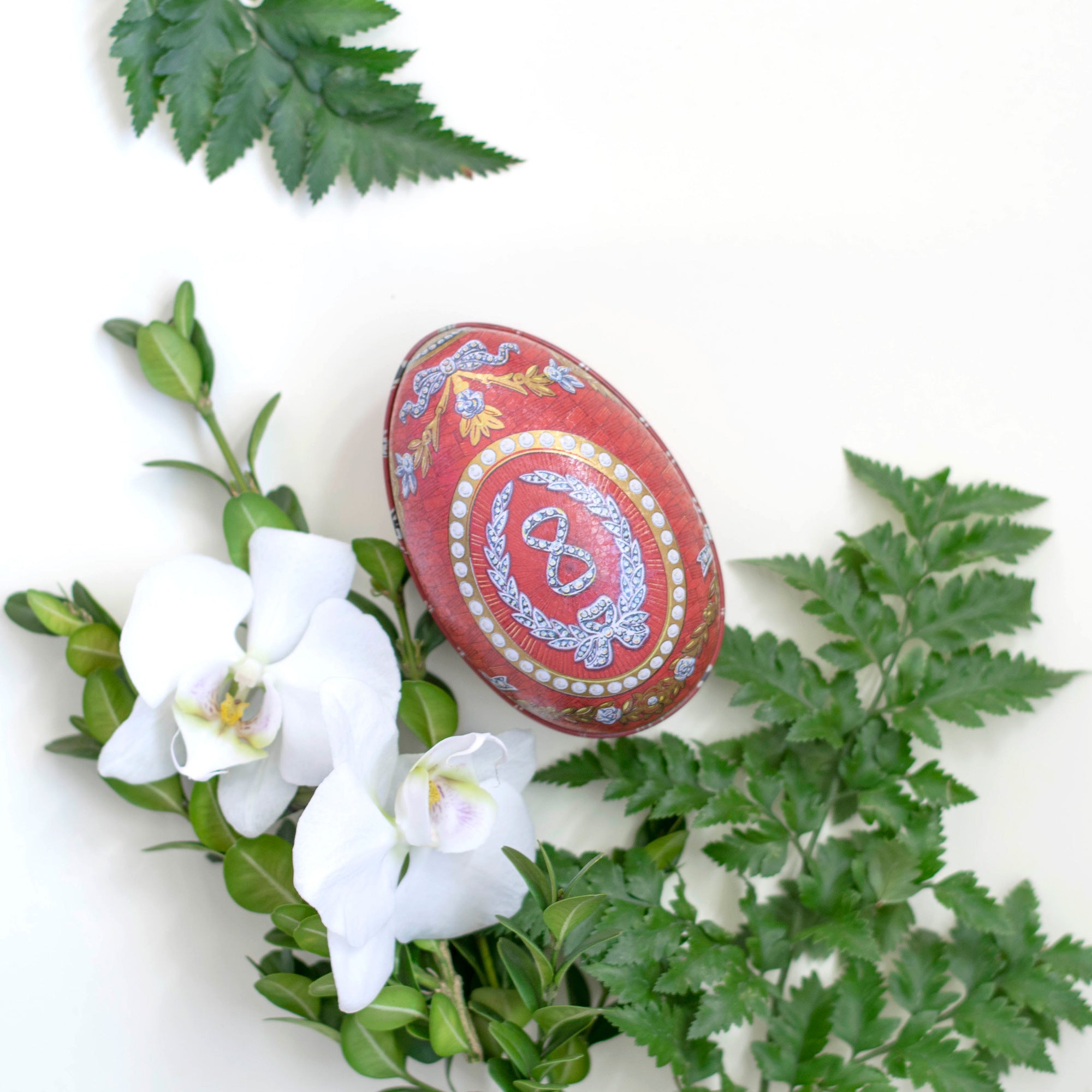 Plåtägg "Fabergé"