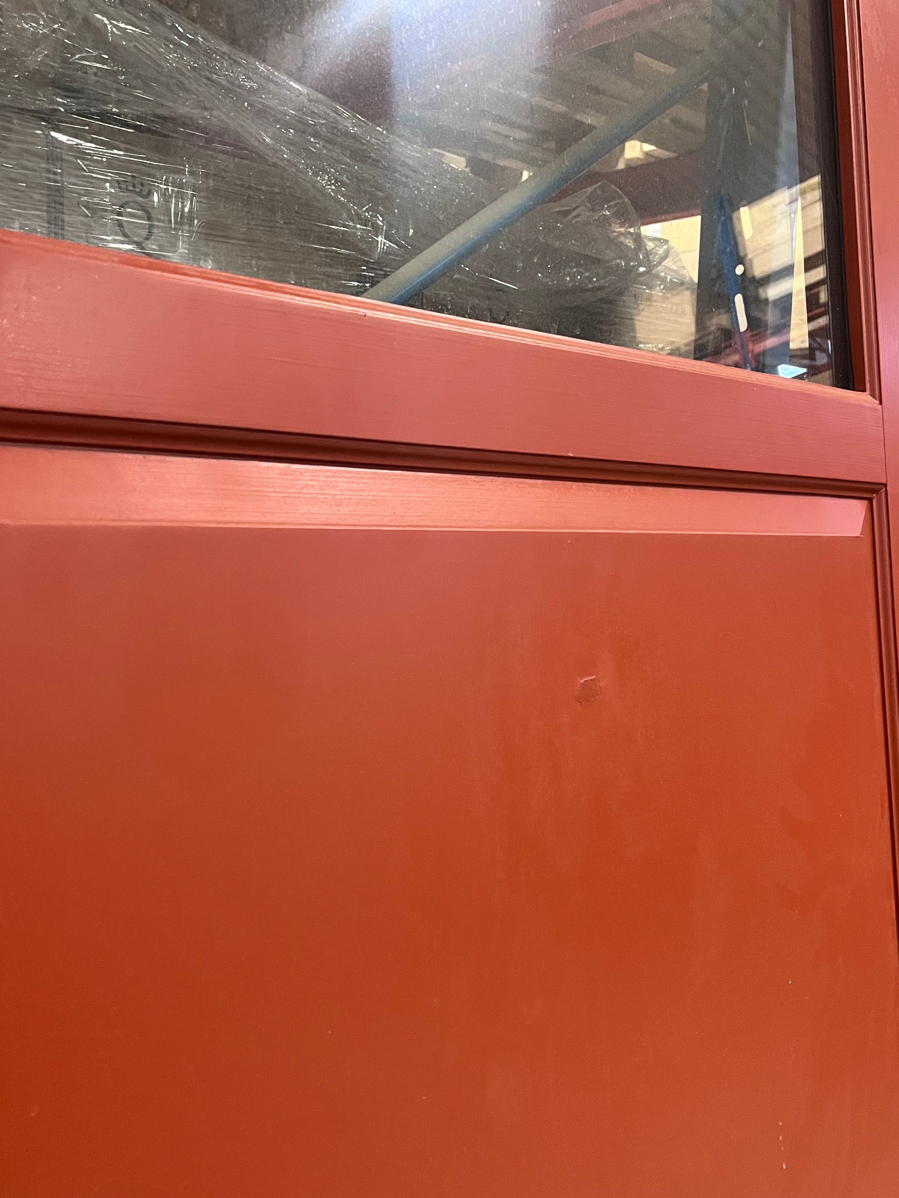 Enkeldörr Kivik 1095x2280 mm engelskt röd (fyndvara)