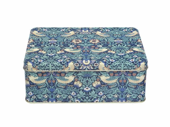 Plåtburk Rektangulär W.M Strawberry Theif