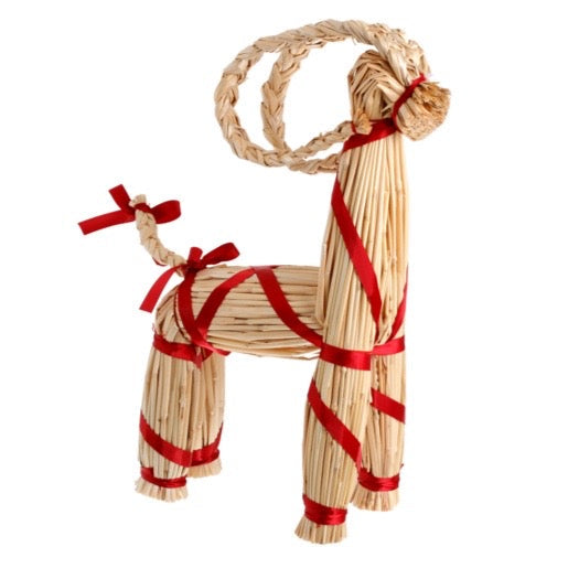 Strohbock Weihnachtsziege 40 cm