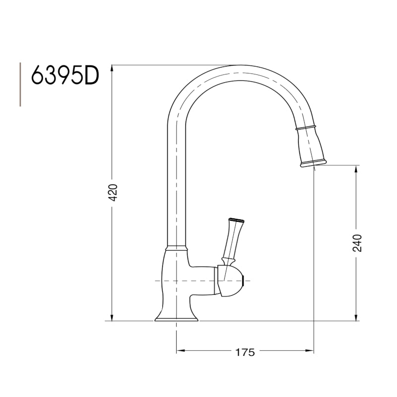 Köksblandare Denver 6395D