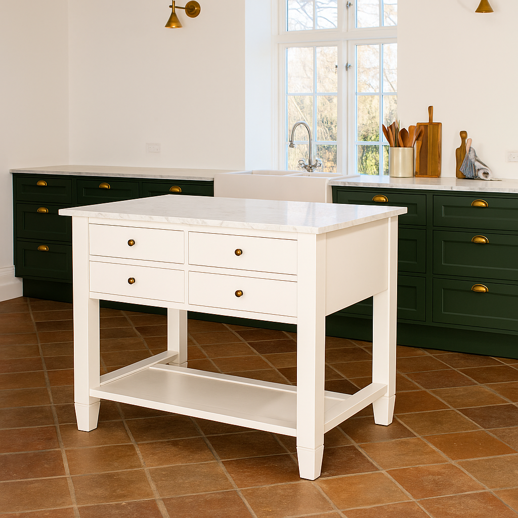 Köksö med marmorskiva Siri