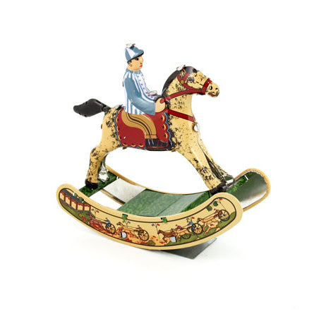 Plåtleksak Gunghäst