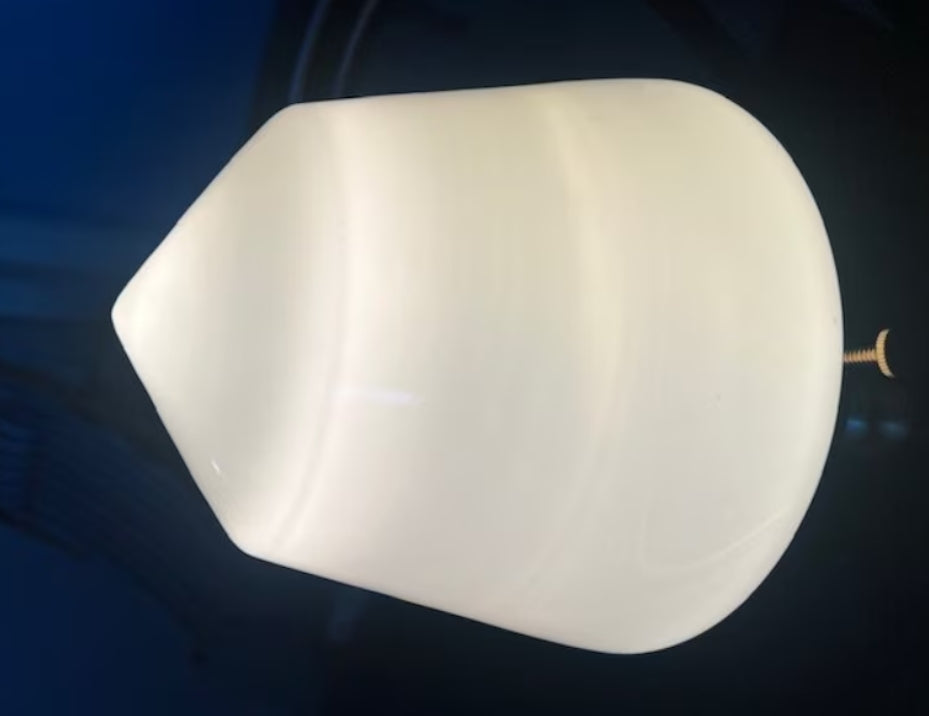 Badrumslampa Tak Signe Nickel/Opal Vit