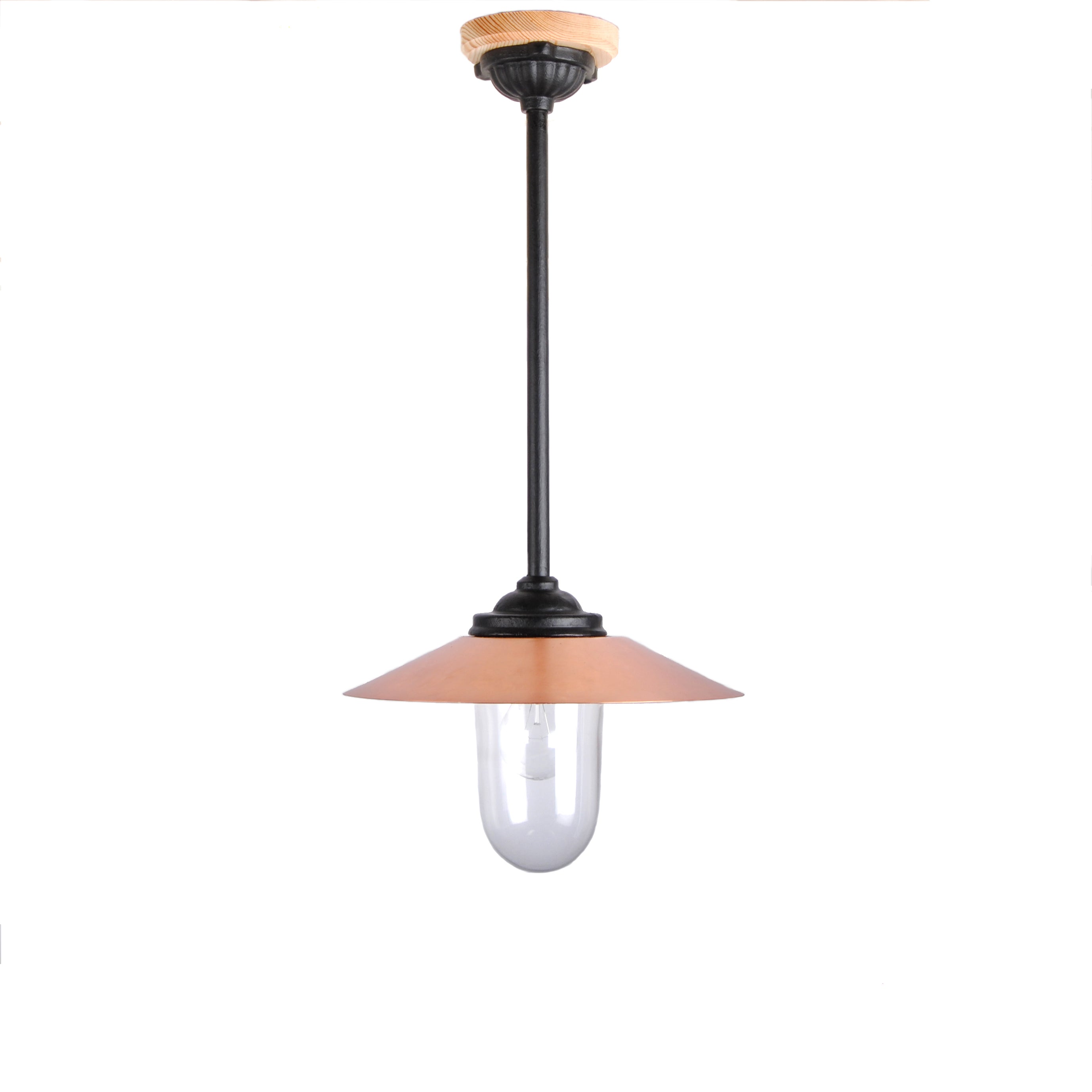 Stalllampe hängende 62 cm Kupfer
