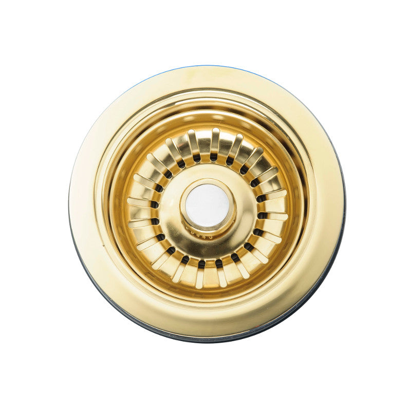 Bottenventil 3,5 tum platsbesparande guldfärgad