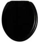 Burlington lågspolande WC med väggmonterad cistern vit/krom s-lås