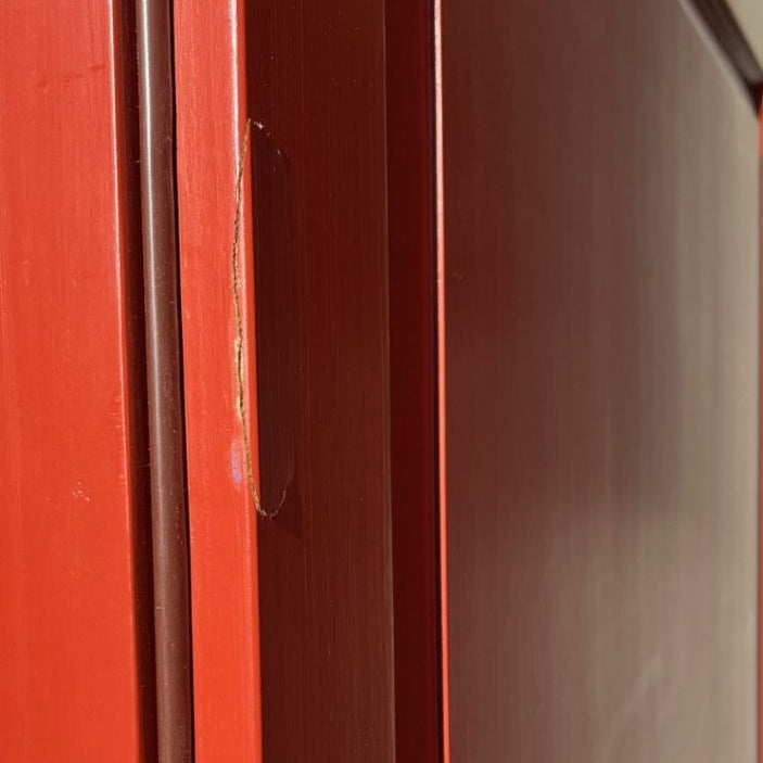 Enkeldörr Kivik 1095x2280 mm engelskt röd (fyndvara)