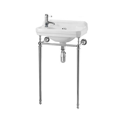 Burlington Edwardian Waschbecken JR Chromständer