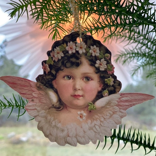 Weihnachtsbaumanhänger Engel Lesezeichen 6er-Pack