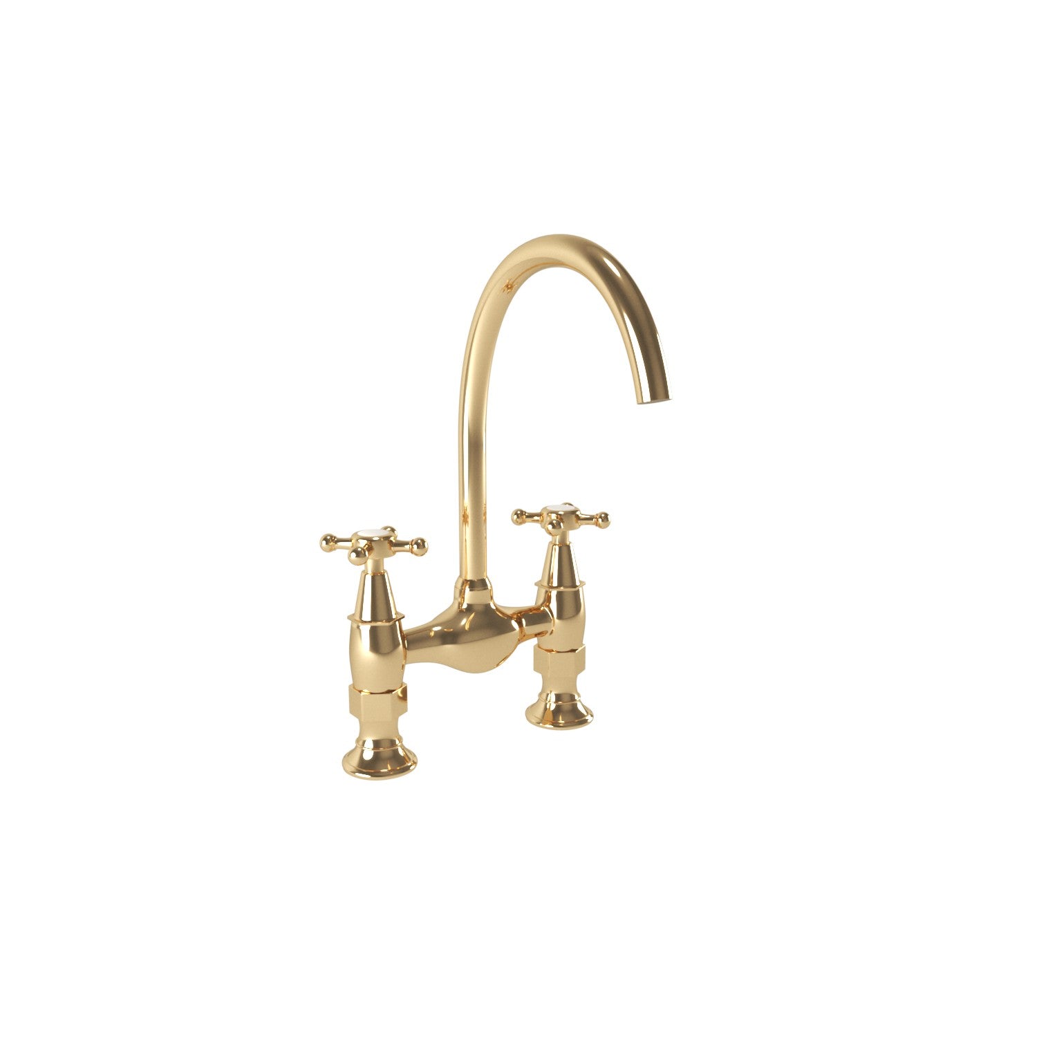 Køkkenarmatur i krom Lady 2-huls