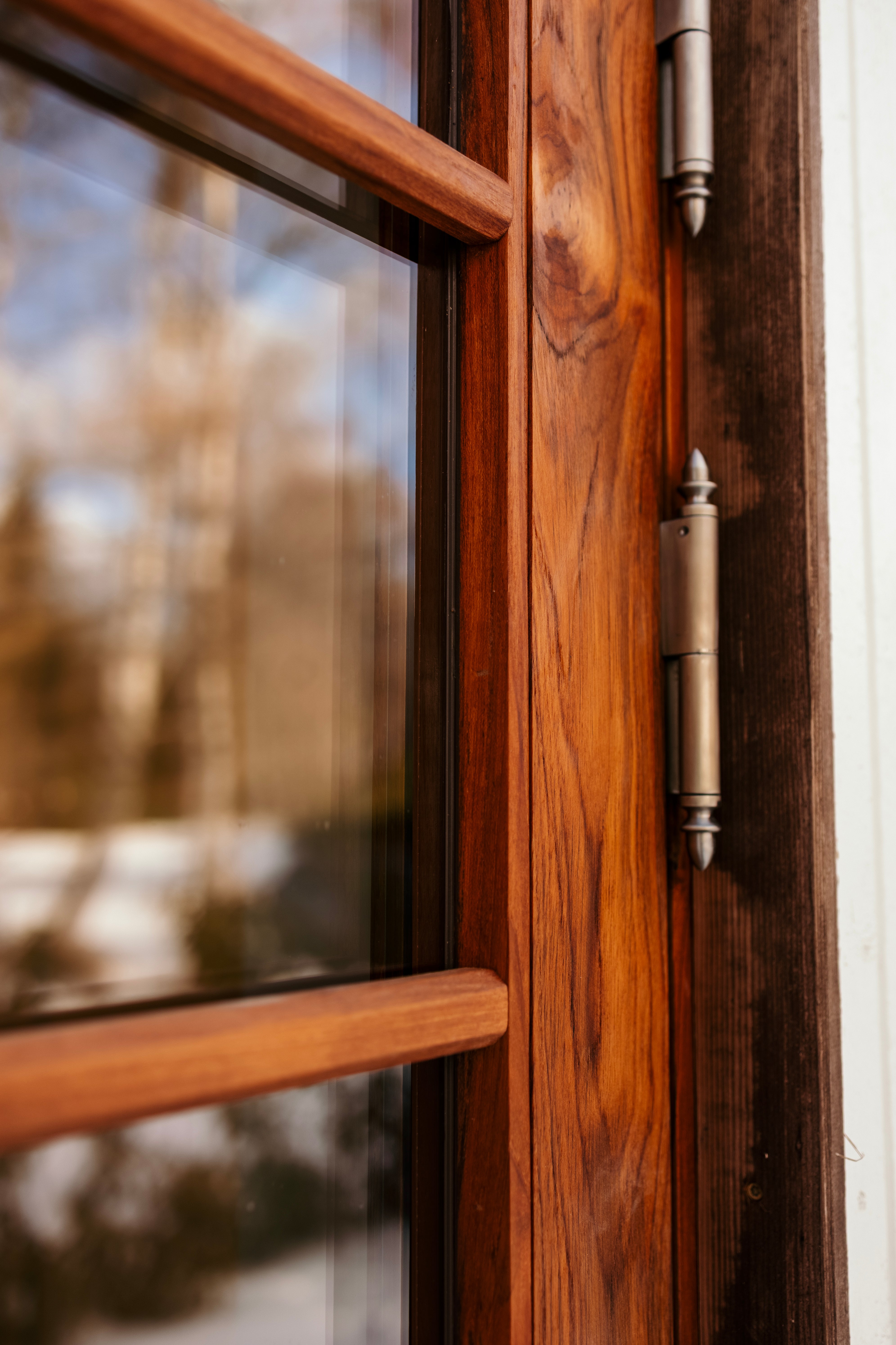 Kivik enkeldörr oljad teak 980x2080 mm