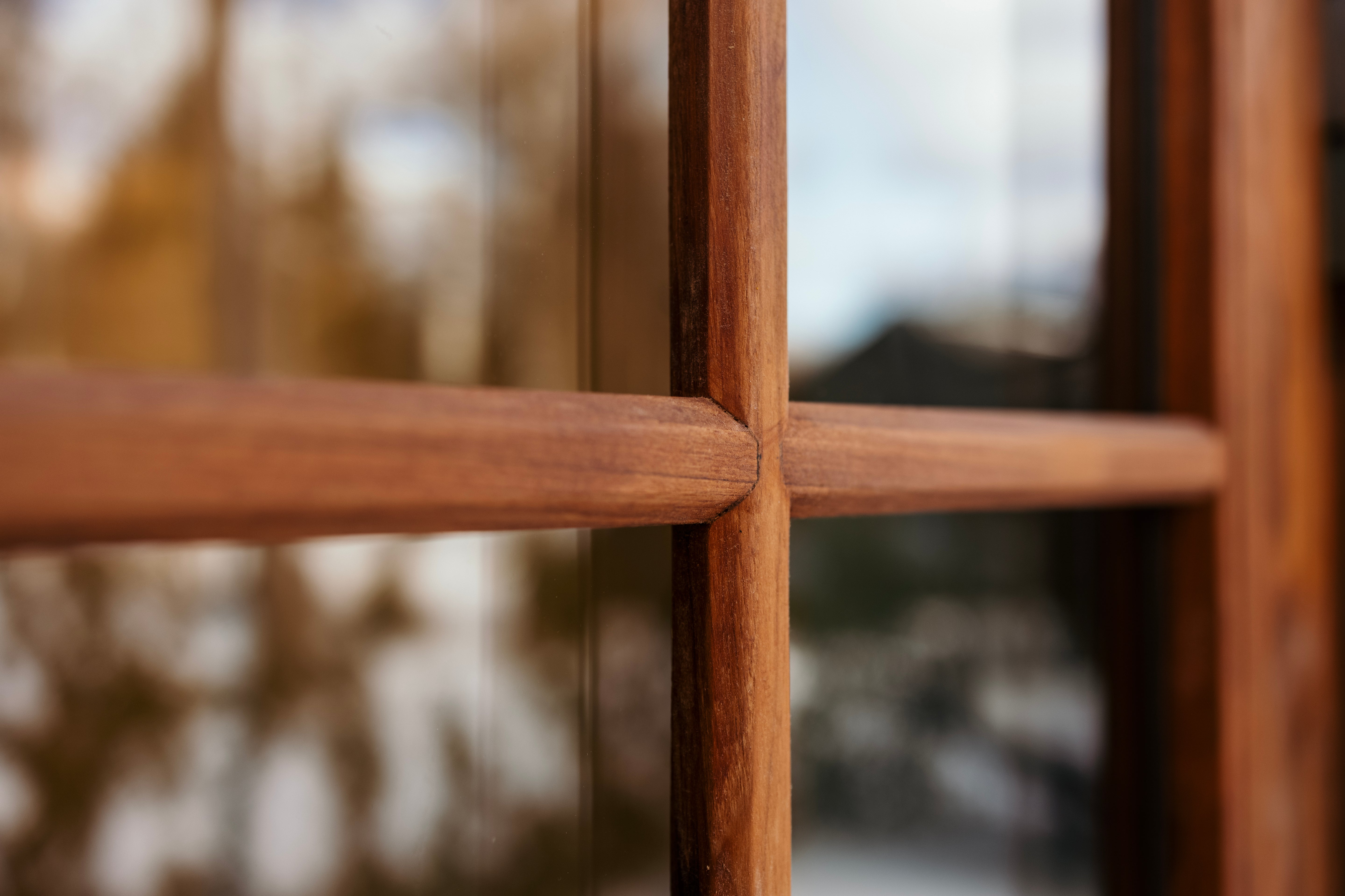 Kivik enkeldörr oljad teak 980x2080 mm