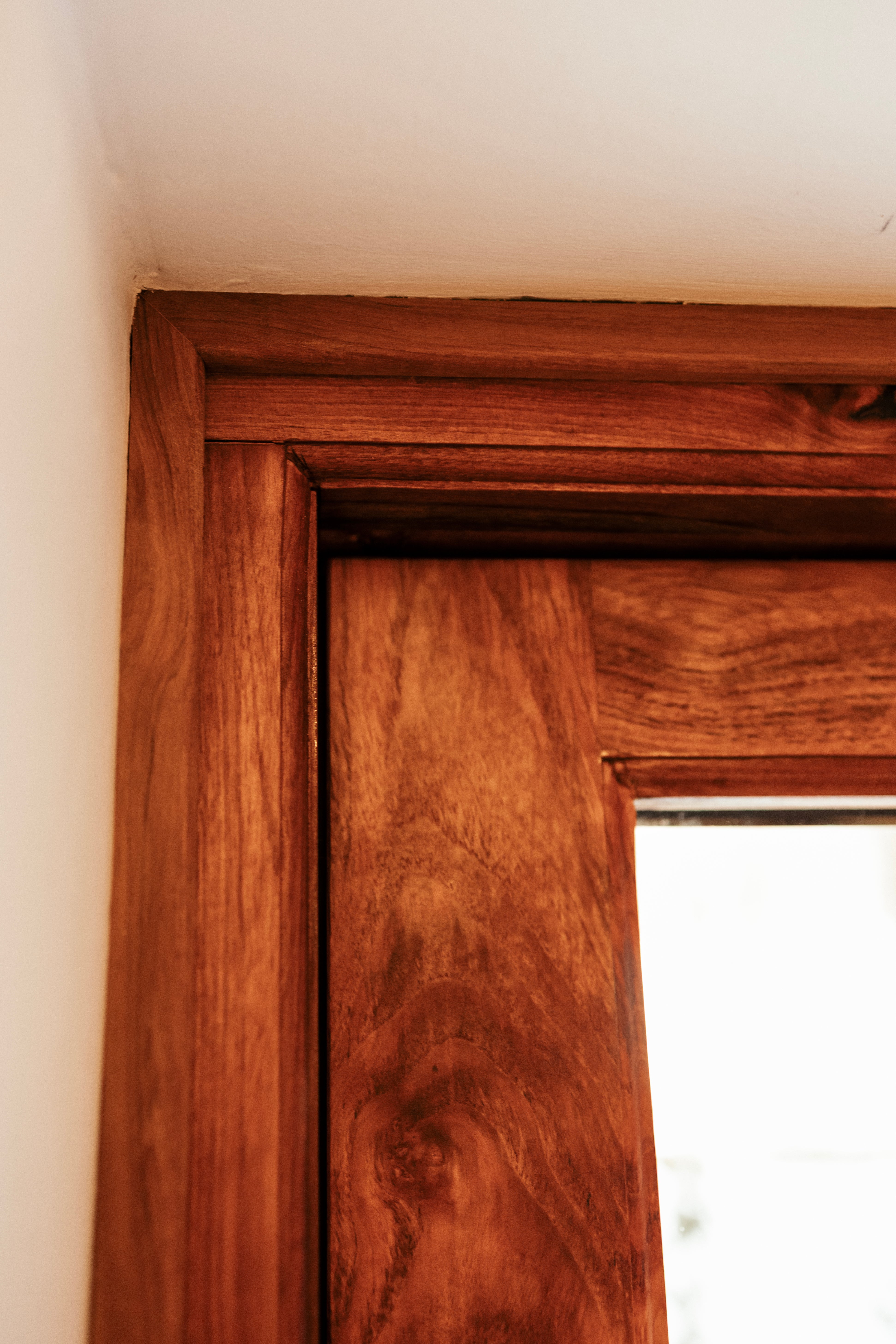 Kivik enkeldörr oljad teak 980x2080 mm