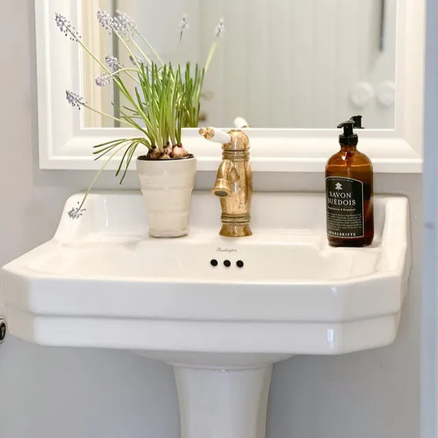 Tvättställsblandare Oxford mässing