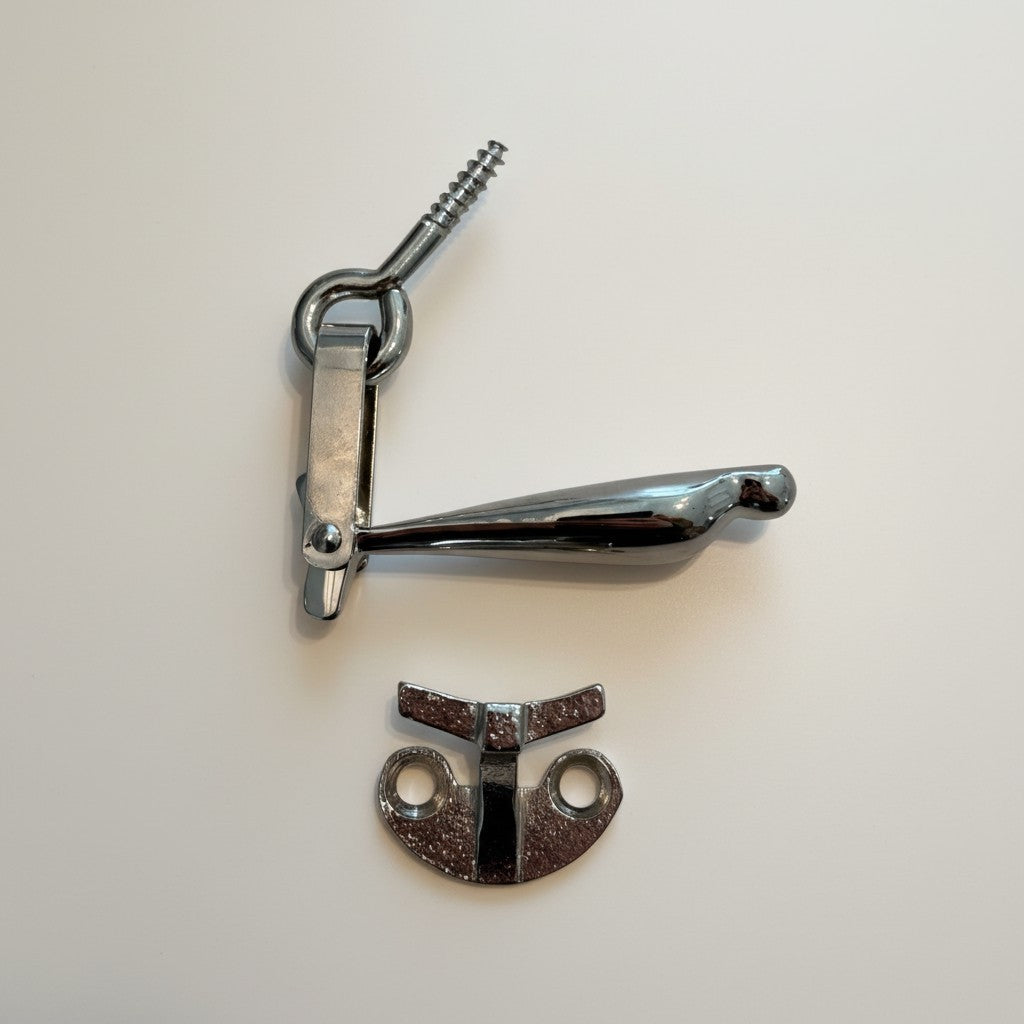 Fönsterlås Droppen Förnicklad