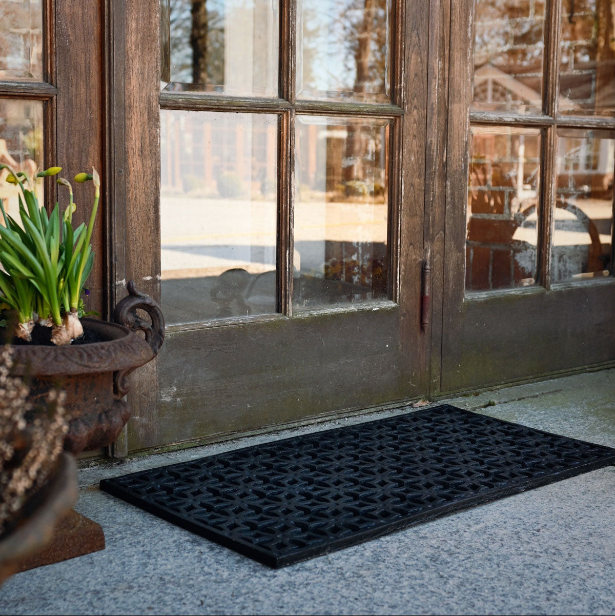 Fußabtreter aus Gusseisen Rechteckig