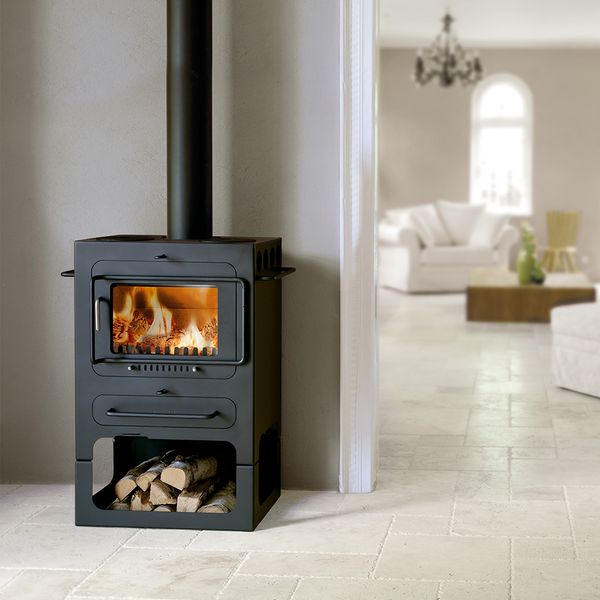 Kamin Hwam Classic 4 inkl. sockel toppansluten (utställningsexemplar)