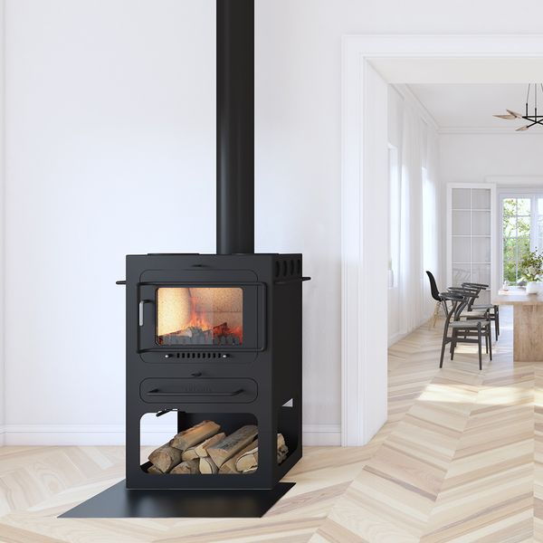 Kamin Hwam Classic 4 inkl. sockel toppansluten (utställningsexemplar)