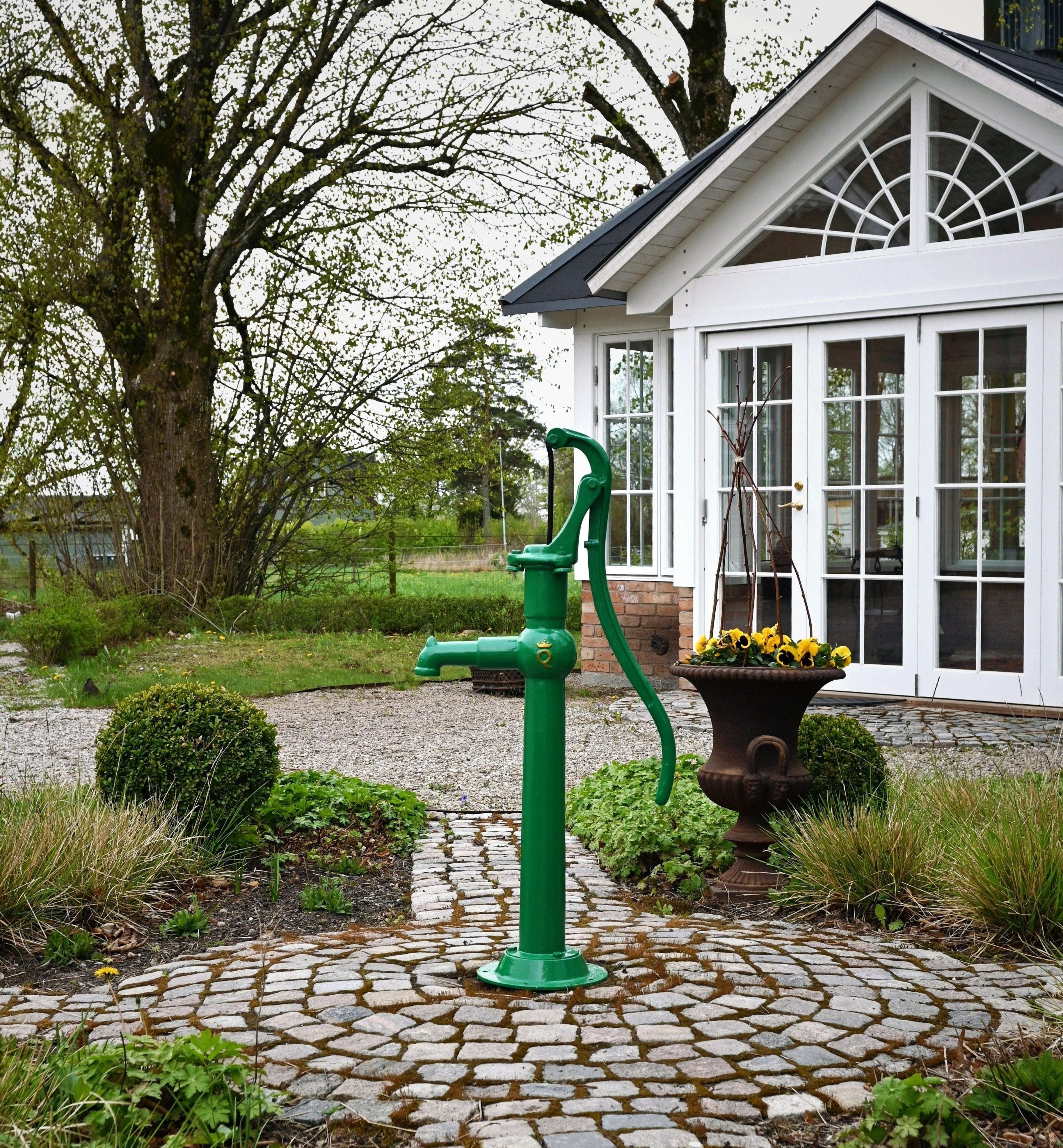 Gårdspump Grön manuell pump