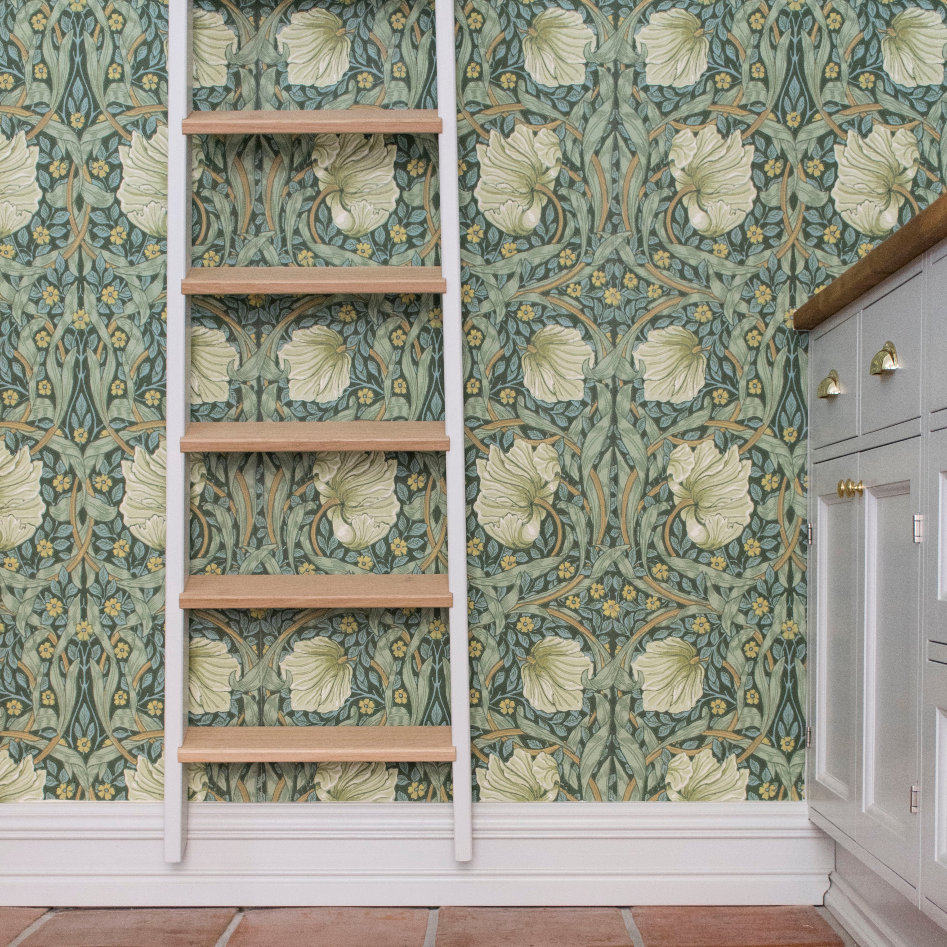 William Morris tapet Pimpernel grön