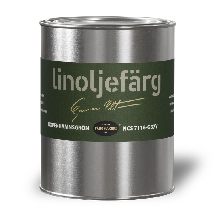 Kopenhagen Grün Linoleum Farbe Ottossons
