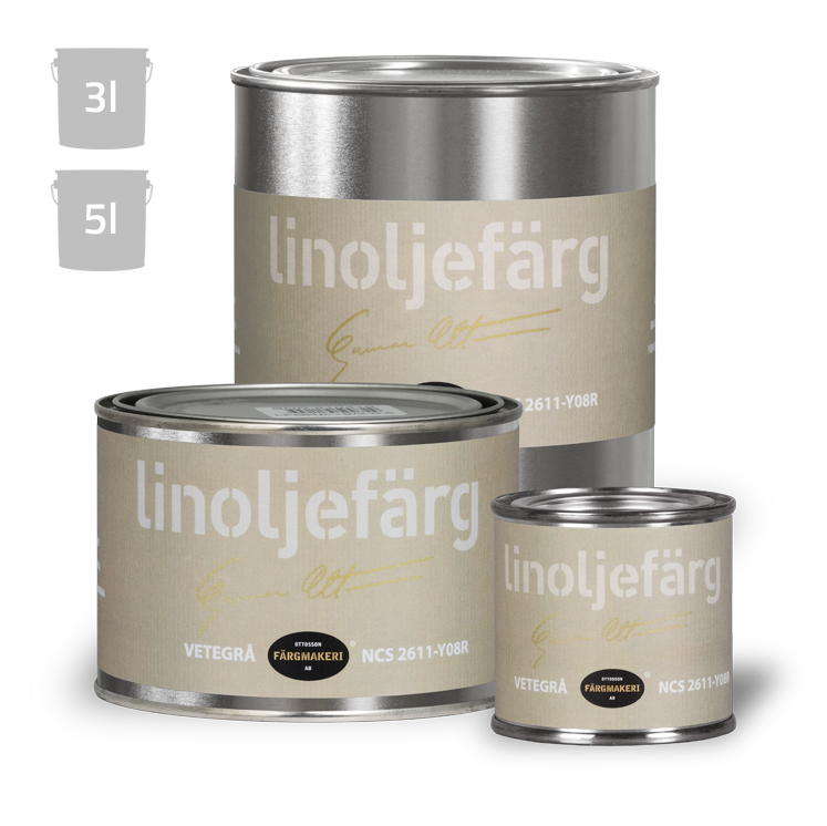 Vetegrå Linoljefärg Ottossons