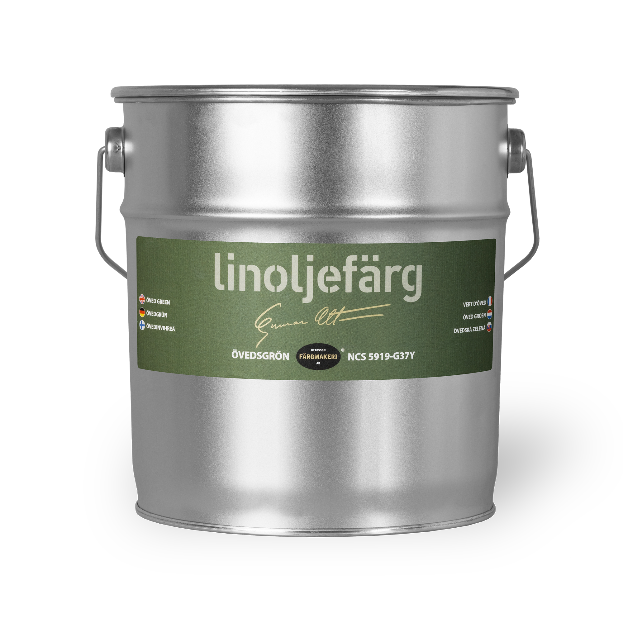 Wachs grün Leinölfarbe Ottossons