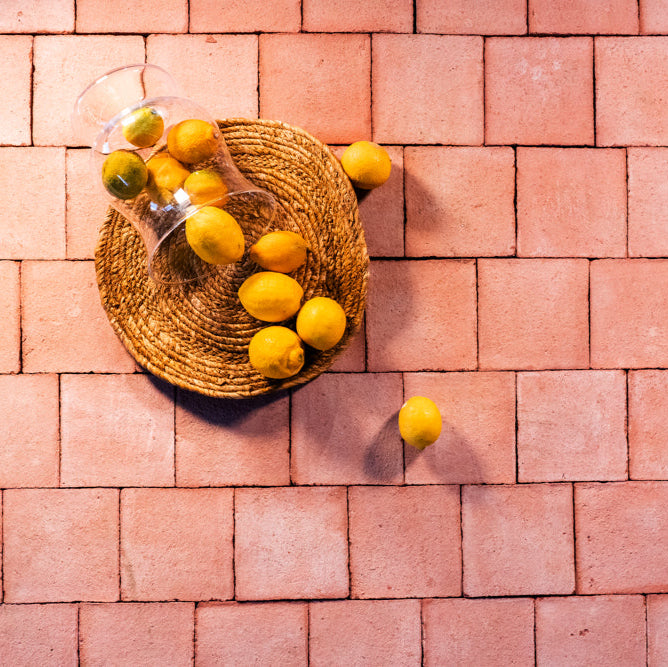 Terrakottagolv rött 15x15cm