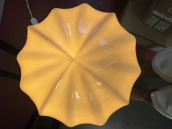 Badrumslampa Tak Marit Nickel/Opal Beige Liten