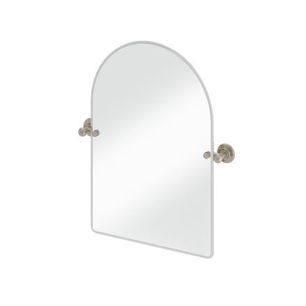 Burlington spegel bågformad 45x65 cm med väggfästen
