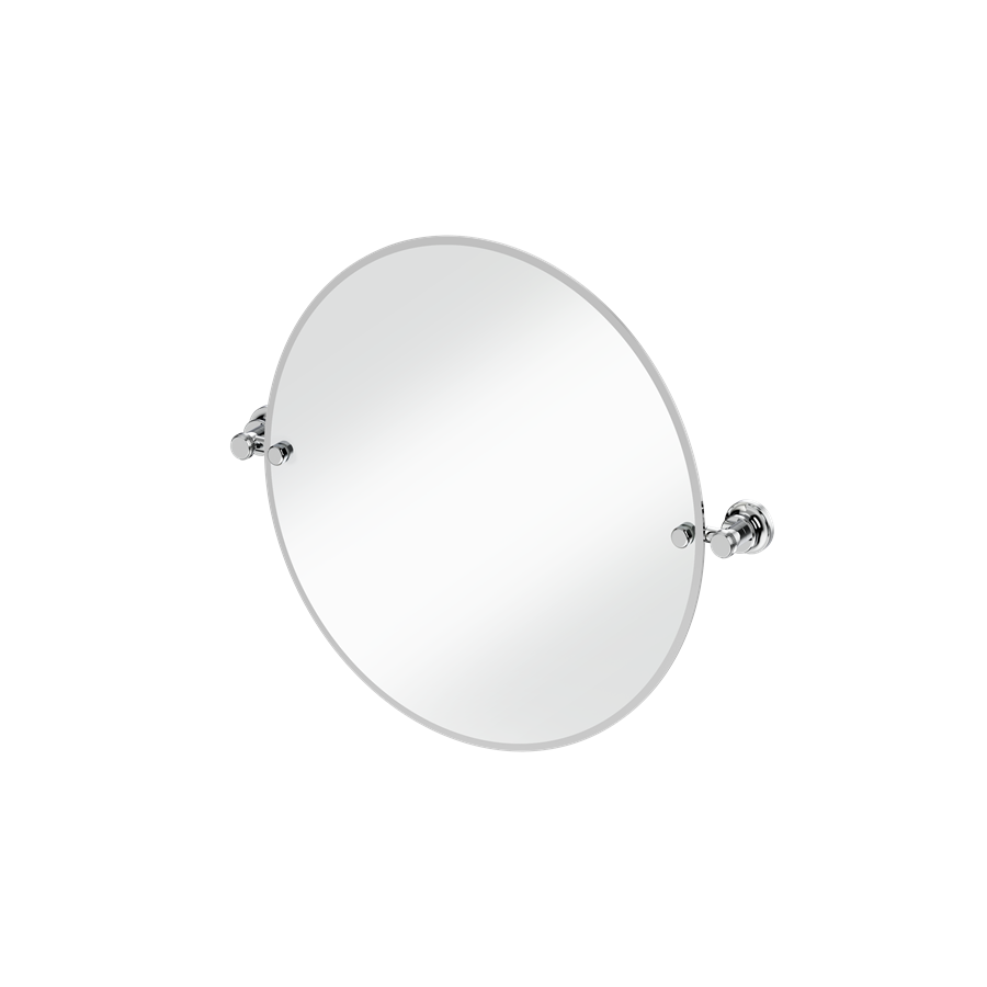 Burlington spegel rund 50 cm med väggfästen