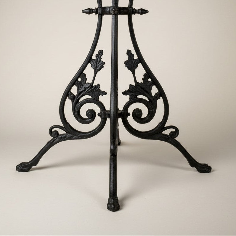 Cafébord Mölle runt med marmorskiva Ø 800 mm