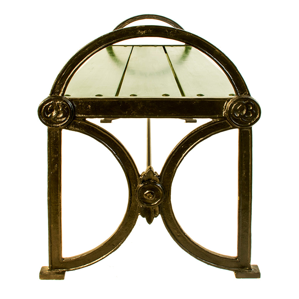 Trädgårdsbänk Movitz gjutjärn vagnsgrön