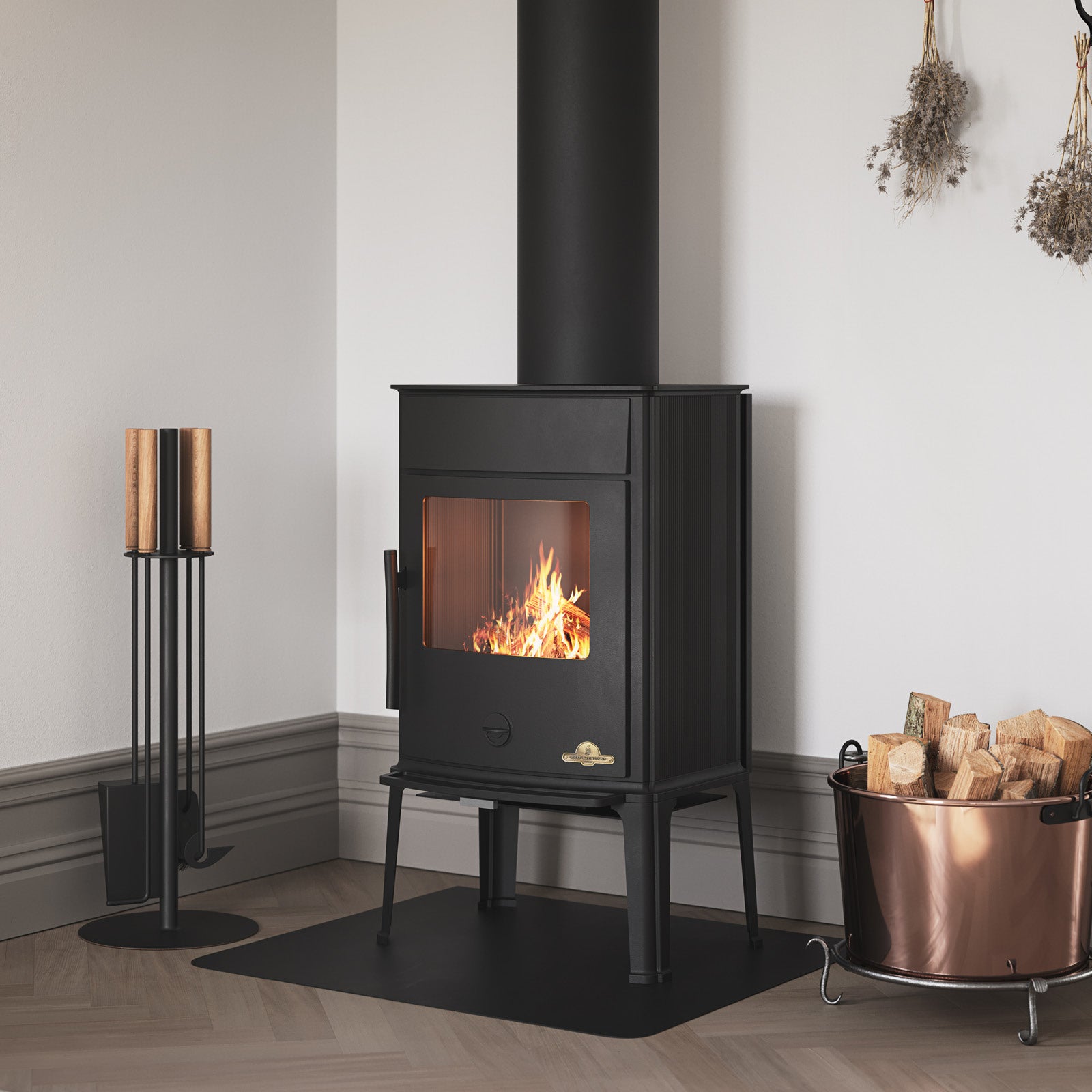 Gjutjärnskamin Oden 6300