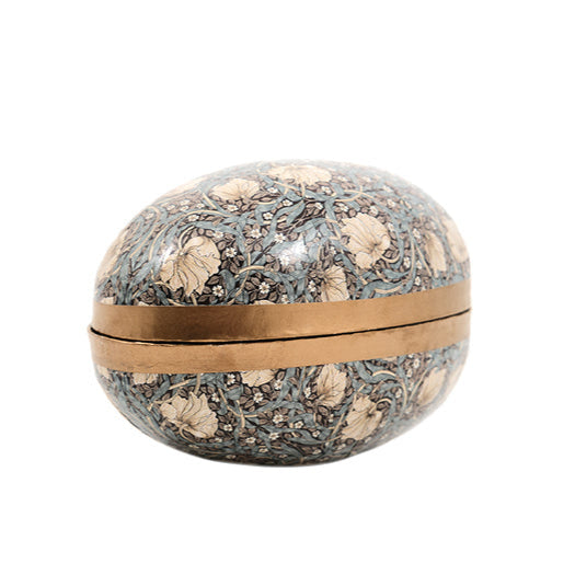 Påskägg med hemkokta kolor William Morris Pimpernel